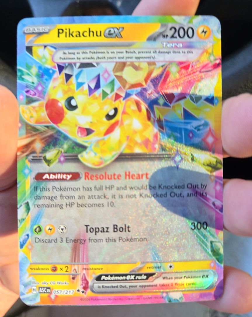 2020 Pokémon #057 Pikachu ex — front