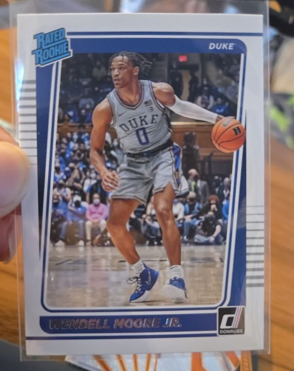 2022-23 Chronicles Draft Picks Donruss Rated Rookie #24 Wendell Moore Jr. — front