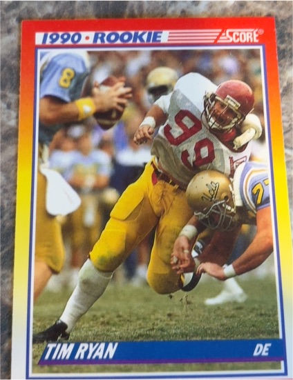 1990 Score #652 Tim Ryan — front