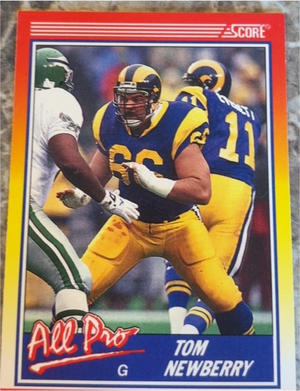 1990 Score #585 Tom Newberry — front