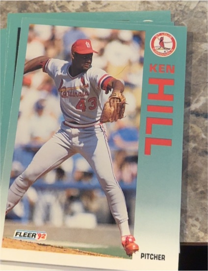 1992 Fleer #580 Ken Hill — front