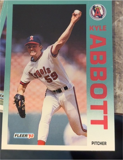 1992 Fleer #51 Kyle Abbott — front