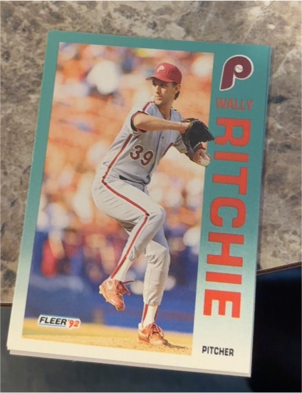 1992 Fleer #543 Wally Ritchie — front