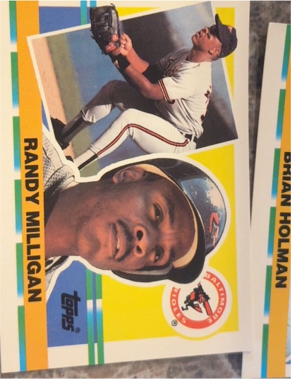 1990 Topps Big Baseball #263 Randy Milligan — front