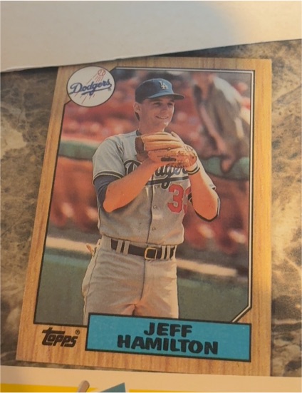 1987 Topps #266 Jeff Hamilton — front