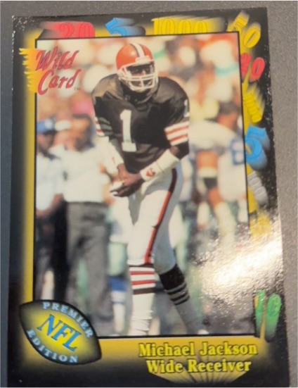 1991 Wild Card #131 Michael Jackson — front