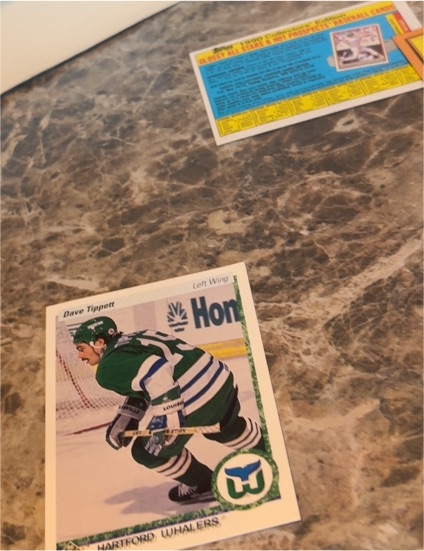 1989-90 O-Pee-Chee #304 Dave Tippett — front