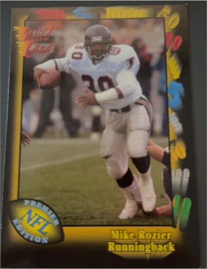 1991 Wild Card #122 Mike Rozier — front