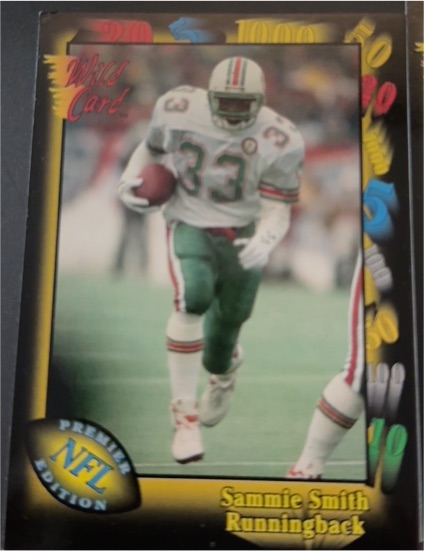 1991 Wild Card #32 Sammie Smith — front