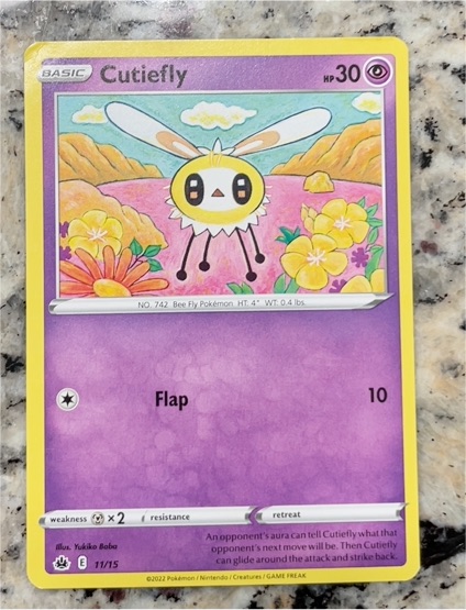 2022 Pokémon McDonald's Promo #11 Cutiefly — front
