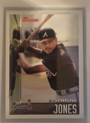 1998 Bowman Chrome Reprints #42 Andruw Jones — front