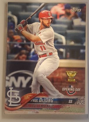 2018 Topps Opening Day #188 Paul DeJong — front