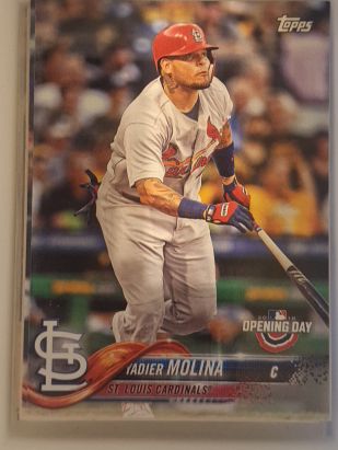 2018 Topps Opening Day #96 Yadier Molina — front