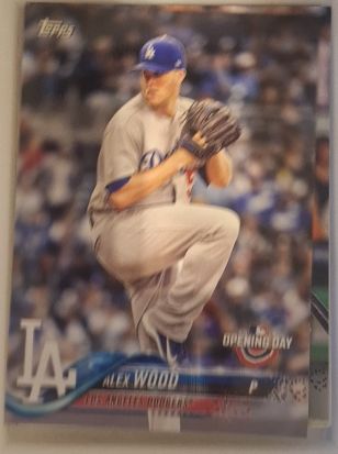 2018 Topps Opening Day #196 Alex Wood — front