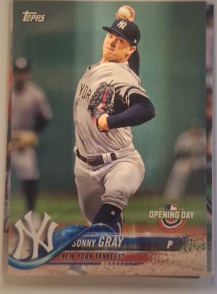 2018 Topps Opening Day #177 Sonny Gray — front