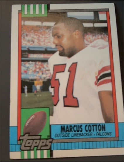 1990 Topps #480 Marcus Cotton — front