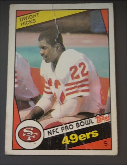 1984 Topps #356 Dwight Hicks — front