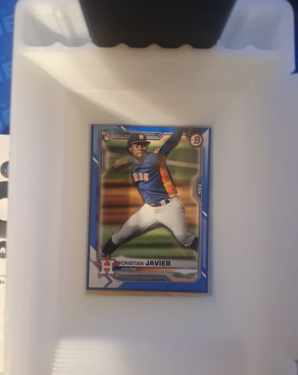 2021 Bowman #83 Cristian Javier — front