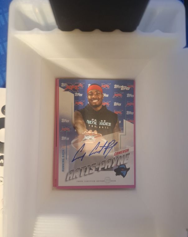 2020 Topps XFL #AU-CAP Cameron Artis-Payne — front