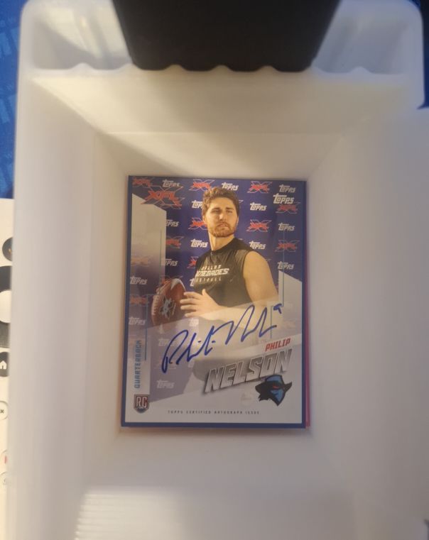 2020 Topps XFL #1 Philip Nelson — front