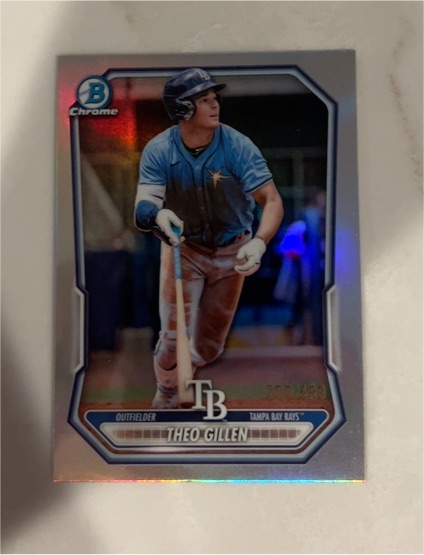 2026 Bowman Chrome #BCP-20 Theo Gillen — front