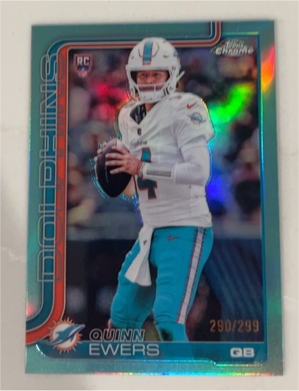 2025 Topps Chrome #316 Quinn Ewers — front