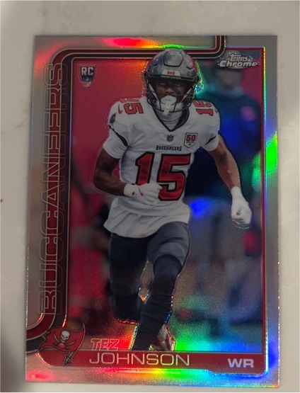 2025 Topps Chrome #342 Tez Johnson — front