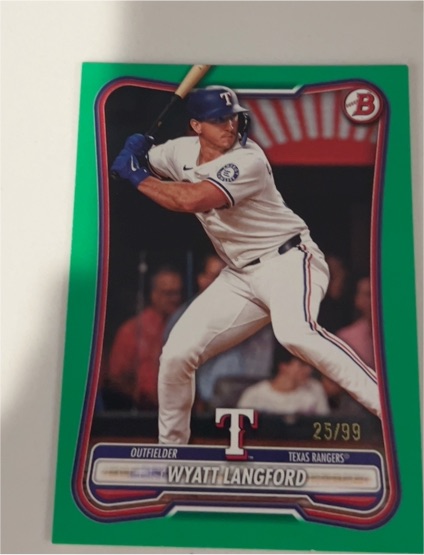 2024 Bowman Paper Prospects #BP-64 Wyatt Langford — front