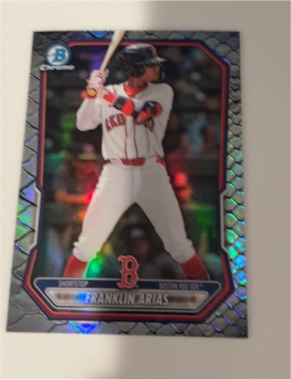 2026 Bowman Chrome #BCP-27 Franklin Arias — front