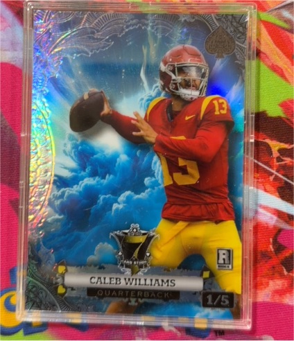 2024 Wild Card 7 Card Stud #CW Caleb Williams — front