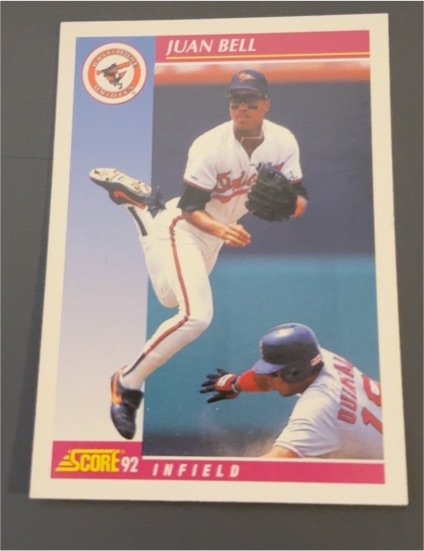 1992 Score #646 Juan Bell — front