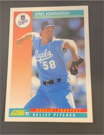 1992 Score #764 Joel Johnston — front