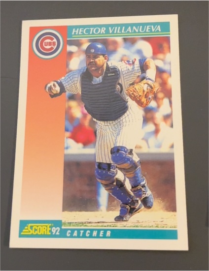 1992 Score #677 Hector Villanueva — front