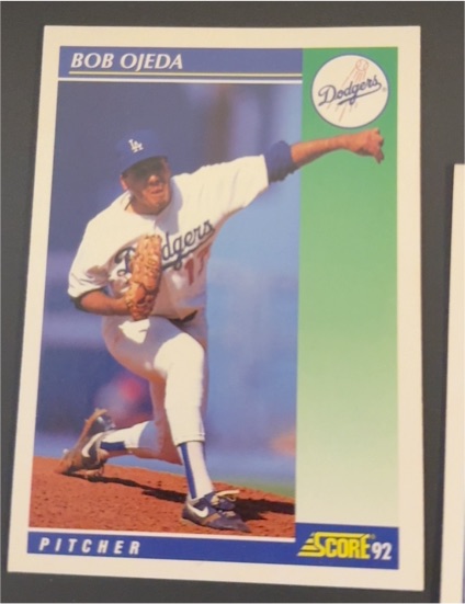 1992 Score #527 Bob Ojeda — front