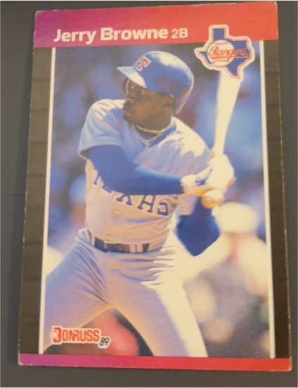 1989 Donruss #529 Jerry Browne — front