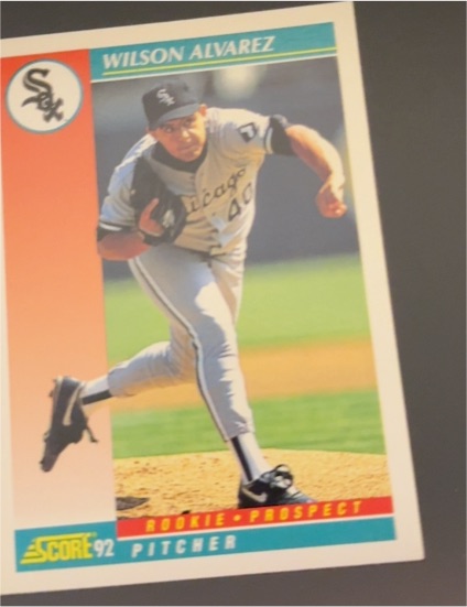 1992 Score #760 Wilson Alvarez — front