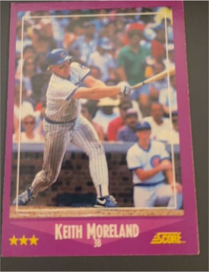 1988 Score #71 Keith Moreland — front