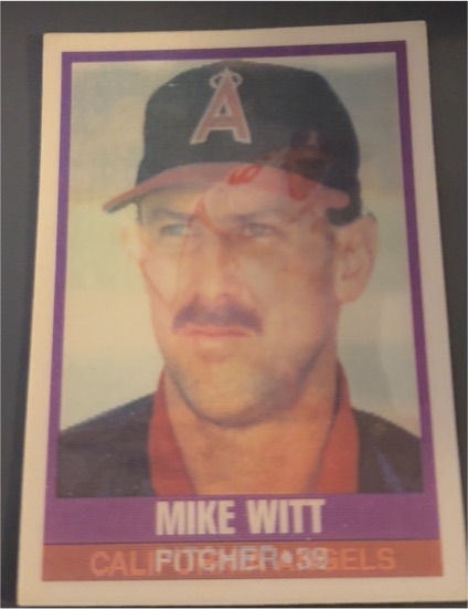 1989 Sportflics #197 Mike Witt — front