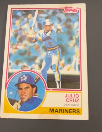 1983 Topps #414 Julio Cruz — front