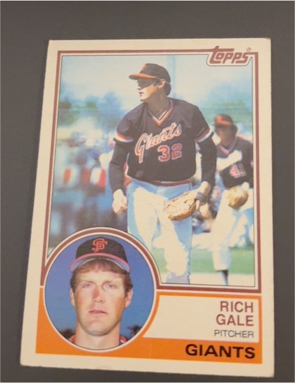 1983 Topps #719 Rich Gale — front