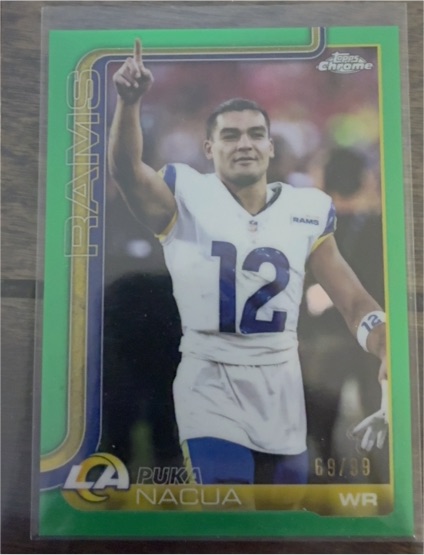 2025 Topps Chrome #166 Puka Nacua — front