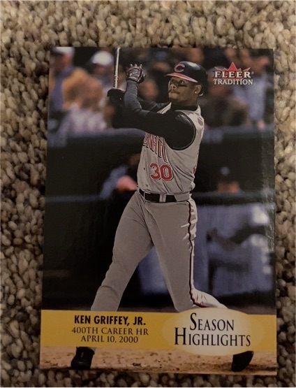 2000 Fleer Tradition Update #U1 Ken Griffey Jr. Season Highlights — front