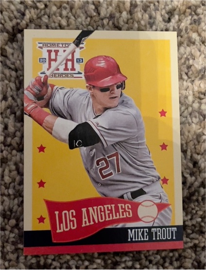 2013 Panini Hometown Heroes #224 Mike Trout — front