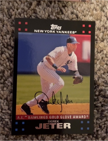 2007 Topps #301 Derek Jeter — front