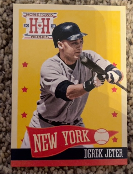 2013 Panini Hometown Heroes #92 Derek Jeter — front