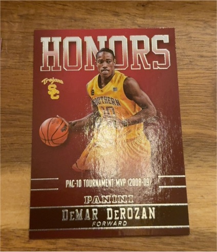 2015 Panini USC Honors #147 DeMar DeRozan — front