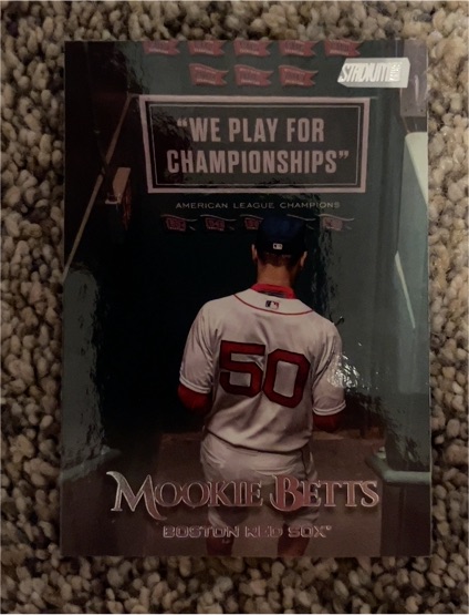2019 Topps Stadium Club #1 Mookie Betts — front
