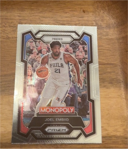 2023-24 Panini Prizm Monopoly #69 Joel Embiid — front