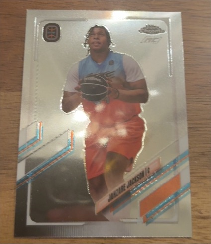 2021-22 Topps Chrome Overtime Elite #25 Jahzare Jackson — front