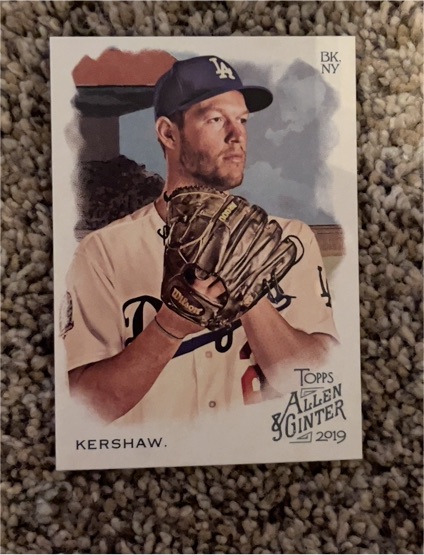 2019 Topps Allen & Ginter #126 Clayton Kershaw — front